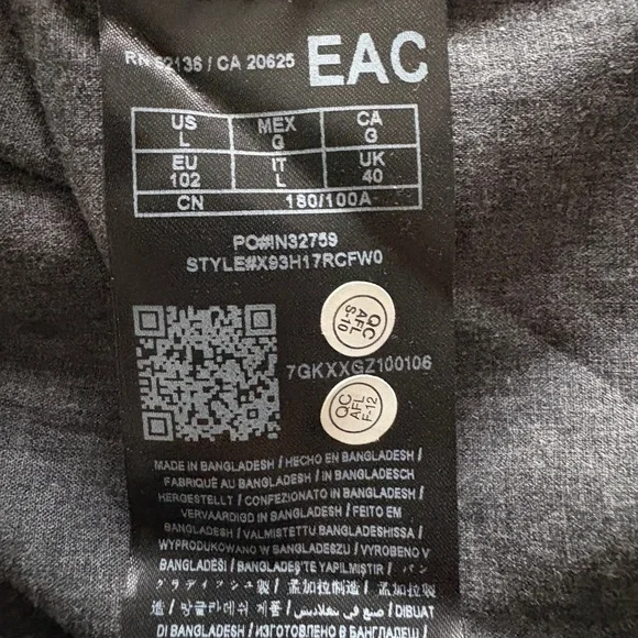 Guess Men's Short Sleeve Button-Down Shirt with P.U leather detail - Picture 9 of 10